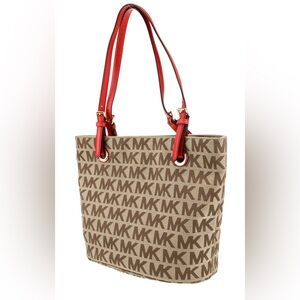 EUC Michael Michael Kors Jet Set MD Canvas Travel Tote